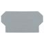 Separator plate 2 mm thick oversized light gray thumbnail 2