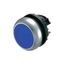 Illuminated pushbutton actuator, RMQ-Titan, Flush, momentary, Blue, Blank, Bezel: titanium thumbnail 6