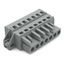 1-conductor female connector CAGE CLAMP® 2.5 mm² gray thumbnail 1