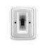 5583A-C02357 C Double socket outlet with earthing pins, shuttered, with turned upper cavity, with surge protection thumbnail 2