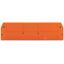 End and intermediate plate 2.5 mm thick orange thumbnail 1