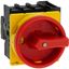 Main switch, P1, 32 A, flush mounting, 3 pole, 1 N/O, 1 N/C, Emergency switching off function, With red rotary handle and yellow locking ring, Lockabl thumbnail 20