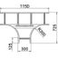 LT 630 R3 FS T piece for cable ladder 60x300 thumbnail 2