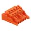 1-conductor female connector CAGE CLAMP® 2.5 mm² orange thumbnail 1