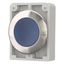 Illuminated pushbutton actuator, RMQ-Titan, flat, maintained, Blue, blank, Front ring stainless steel thumbnail 3