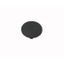 Button plate, mushroom black, blank thumbnail 1