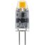 LED G4 COB T10x31 12V 80Lm 1.1W 822 330° AC/DC Clear Dim thumbnail 1