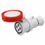STRAIGHT CONNECTOR HP - IP66/IP67/IP68/IP69 - 3P+E 32A 380-415V 50/60HZ - RED - 6H - FAST WIRING thumbnail 2