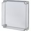 Cap, transparent smoky gray, HxWxD=375x375x100mm, NA model thumbnail 2