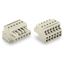 2-conductor female connector Push-in CAGE CLAMP® 2.5 mm² light gray thumbnail 3