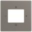 8252-803-101 CoverPlates (partly incl. Insert) Multimedia grey metallic thumbnail 1