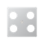 Cover f. SAT-TV socket Hirschmann A561-4SAT1AL thumbnail 1