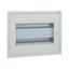 Complete flush-mounted flat distribution board with window, white, 24 SU per row, 2 rows, type C thumbnail 6