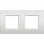 LL - cover plate 2x2P 71mm pearl white thumbnail 2