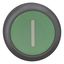 Pushbutton, RMQ-Titan, Flat, momentary, green, inscribed, Bezel: black thumbnail 5