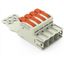 832-1204/334-000 1-conductor male connector; lever; Push-in CAGE CLAMP® thumbnail 2