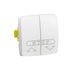 6A label holder push switch Modular surface-mounted switchgear with automatic terminals - white thumbnail 1