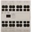 Auxiliary contact module, 4 pole, Ith= 16 A, 4 NC, Front fixing, Push in terminals, DILA, DILM7 - DILM38 thumbnail 1