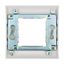 Frame Single 80x80mm for centralplatte 45x45mm, RAL9010 thumbnail 2