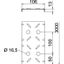 DBKR 100 DD Corrugated steel cover for walkable cable trays 100x3000 thumbnail 2