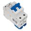 Miniature Circuit Breaker (MCB) AMPARO 10kA, D 20A, 2-pole thumbnail 3