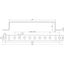 Earthing busbar StSt f. equipotential bonding w. 1 x 8 terminals thumbnail 2