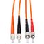 FO Patchcord Duplex ST/FC,62,5/125æm OM1, LS0H, orange, 5m thumbnail 4