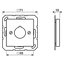 Centre plate for command devices A564AL thumbnail 5