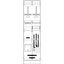 KS4209Z Measurement and metering transformer cabinet, Field width: 2, Rows: 0, 1950 mm x 550 mm x 225 mm, Isolated (Class II), IP55 thumbnail 5