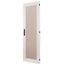 Door to switchgear area, transparent, IP55, HxW=2000x800mm, grey thumbnail 1