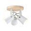 Dera Round Ceiling light 3xE14 Natural Wood thumbnail 2