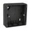 Exxact surface mounted box 1-gang low IP44 anthracite thumbnail 4