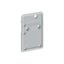 End plate snap-fit type 1.5 mm thick gray thumbnail 1