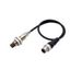 Proximity sensor, inductive, nickel-brass, short body, M12, unshielded E2EN0965F thumbnail 1