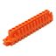 THT female header straight Pin spacing 5.08 mm orange thumbnail 1