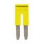 Cross bar for terminal blocks 2.5 mm² screw models, 2 poles, Yellow co thumbnail 4