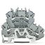 Double-deck terminal block Shield/through terminal block 2.5 mm² gray thumbnail 2