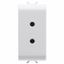 SELV SOCKET-OUTLET - 2P 6A 24V - 1 MODULE - GLOSSY WHITE - CHORUSMART thumbnail 2