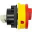 Handle, red/yellow, lockable, for metal shaft, for padlock, for P1 thumbnail 9