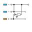 3-conductor sensor supply terminal block LED (green) 2.5 mm² orange thumbnail 3