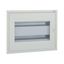 Complete flush-mounted flat distribution board with window, white, 24 SU per row, 2 rows, type C thumbnail 8