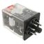 Relay, plug-in, 8-pin, DPDT, 10 A, mech & LED indicator, test button thumbnail 2