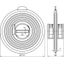 Sealing collar  water pressure-tight up to 1 bar for Fl 30x3.5mm thumbnail 2