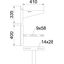 AWSS 41 FT Wall bracket heavyweight type B410mm thumbnail 2