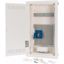 Hollow wall compact distribution board, multimedia, 3-rows, super-slim sheet steel door thumbnail 9