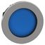 Head for non illuminated push button, Harmony XB4, flush mounted blue pushbutton recessed thumbnail 1