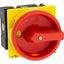 Main switch, T3, 32 A, flush mounting, 1 contact unit(s), 2 pole, Emergency switching off function, With red rotary handle and yellow locking ring, Lo thumbnail 22