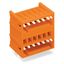 THT double-deck male header 1.0 x 1.0 mm solder pin angled orange thumbnail 5