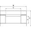 BSKD09-K0511 Fire protection duct I90/E30 Direct mounting 1000x50x110 thumbnail 2