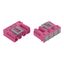 Plug for PCBs angled 4-pole pink thumbnail 1